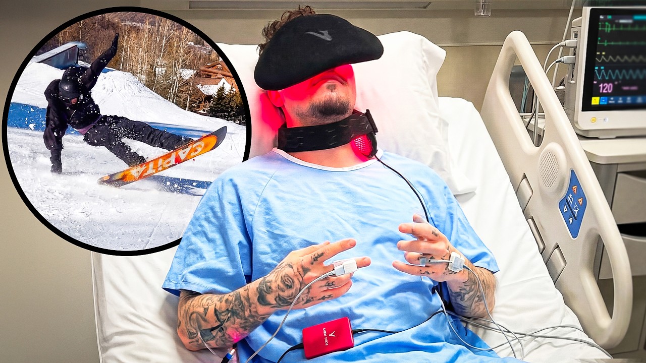i almost broke my neck snowboarding.. (vlog)