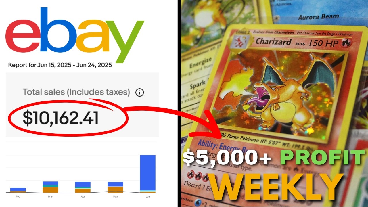 How I Made $10,000+ This Week Selling Pokemon Cards on eBay