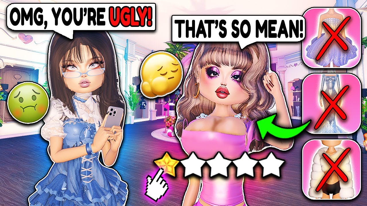 She *FORCED* Me to Wear the UGLIEST ITEMS in DRESS TO IMPRESS! (Styling YOUR MOST HATED DTI ITEMS!)