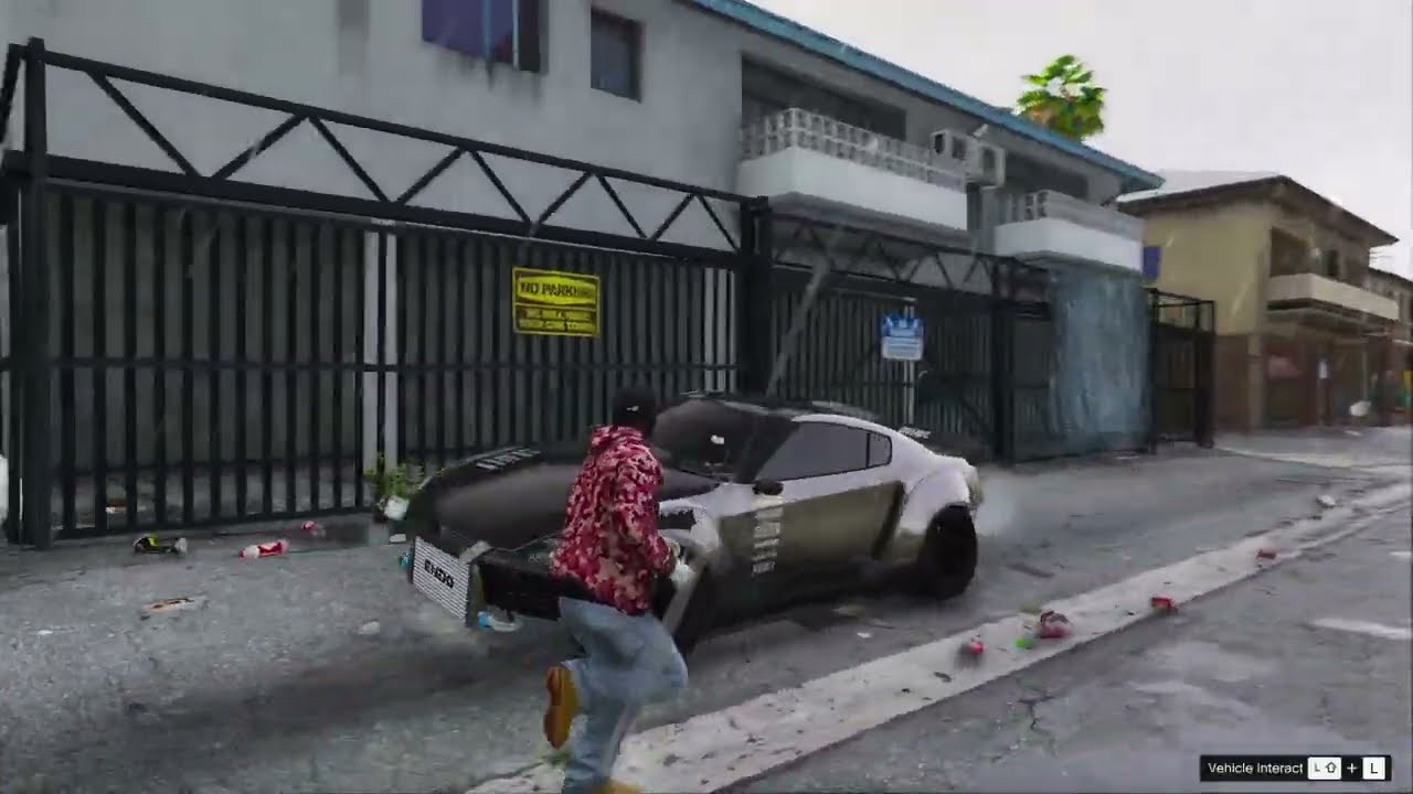 Being a delinquent with Los Santos RED feat. SilentMCustom's Elegy RH8