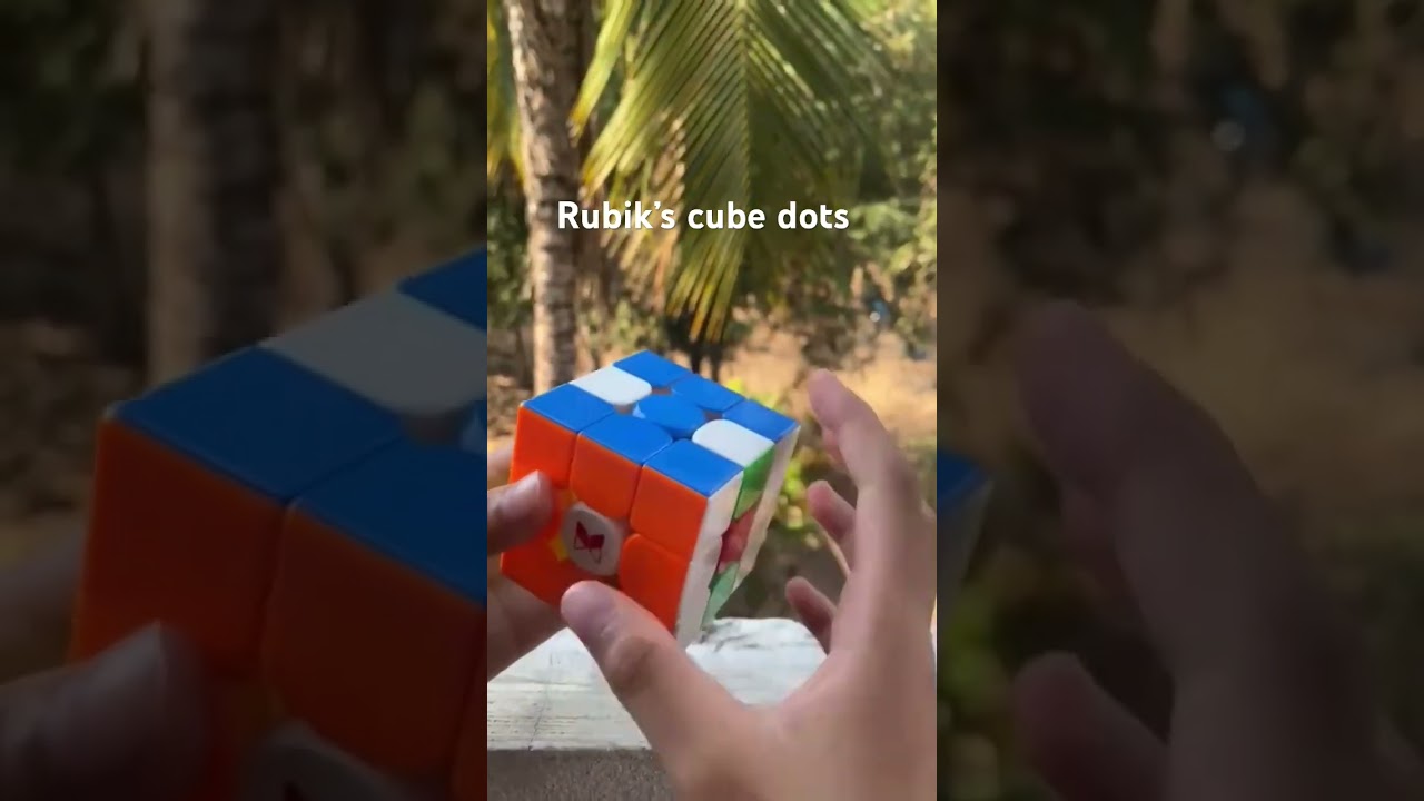 Rubik&rsquo;s cube dots