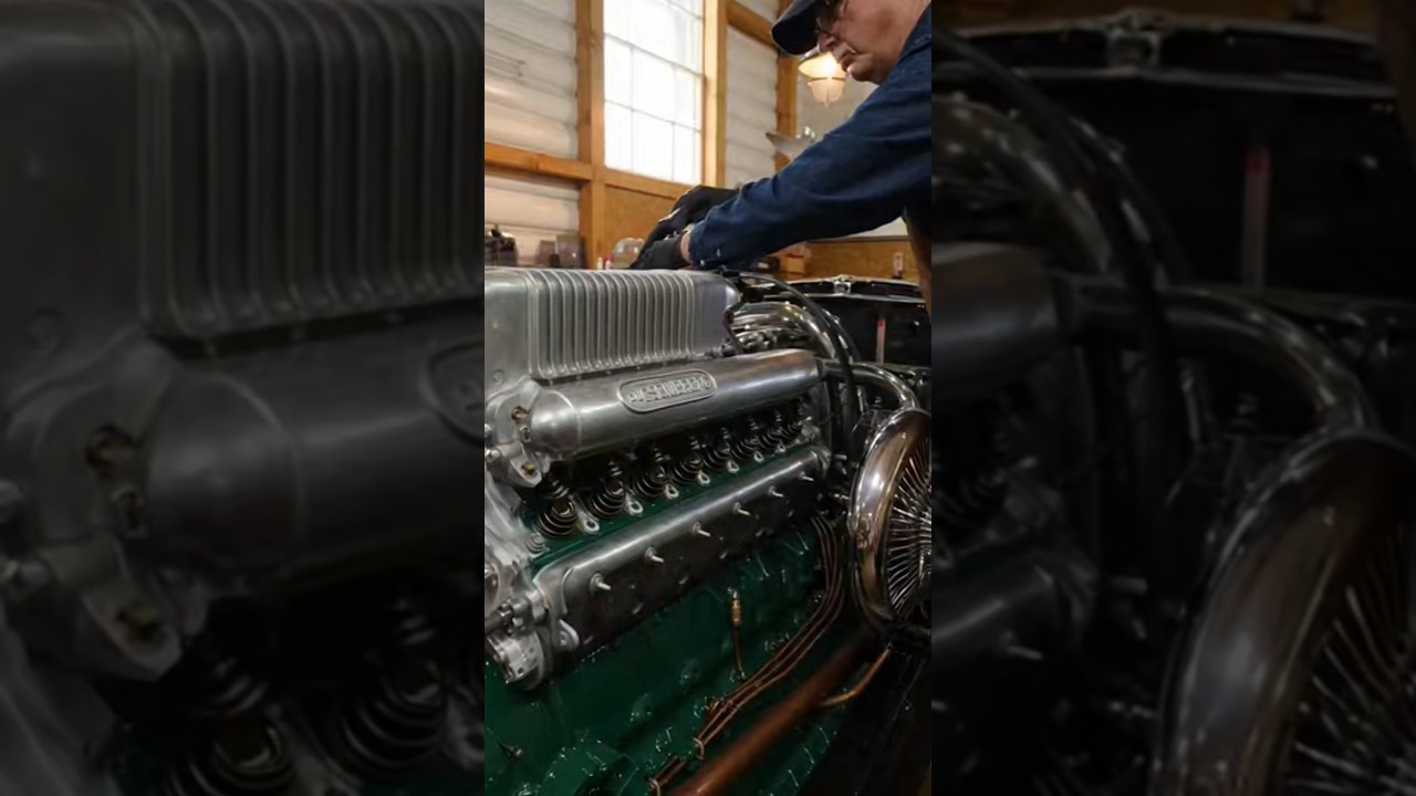Duesenberg SSJ (Supercharged J) car restoration 