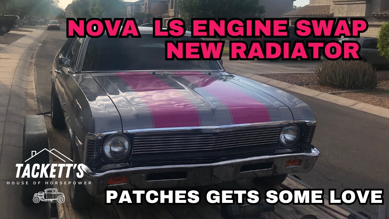Nova LS Engine Swap | Ebay Radiator Installation