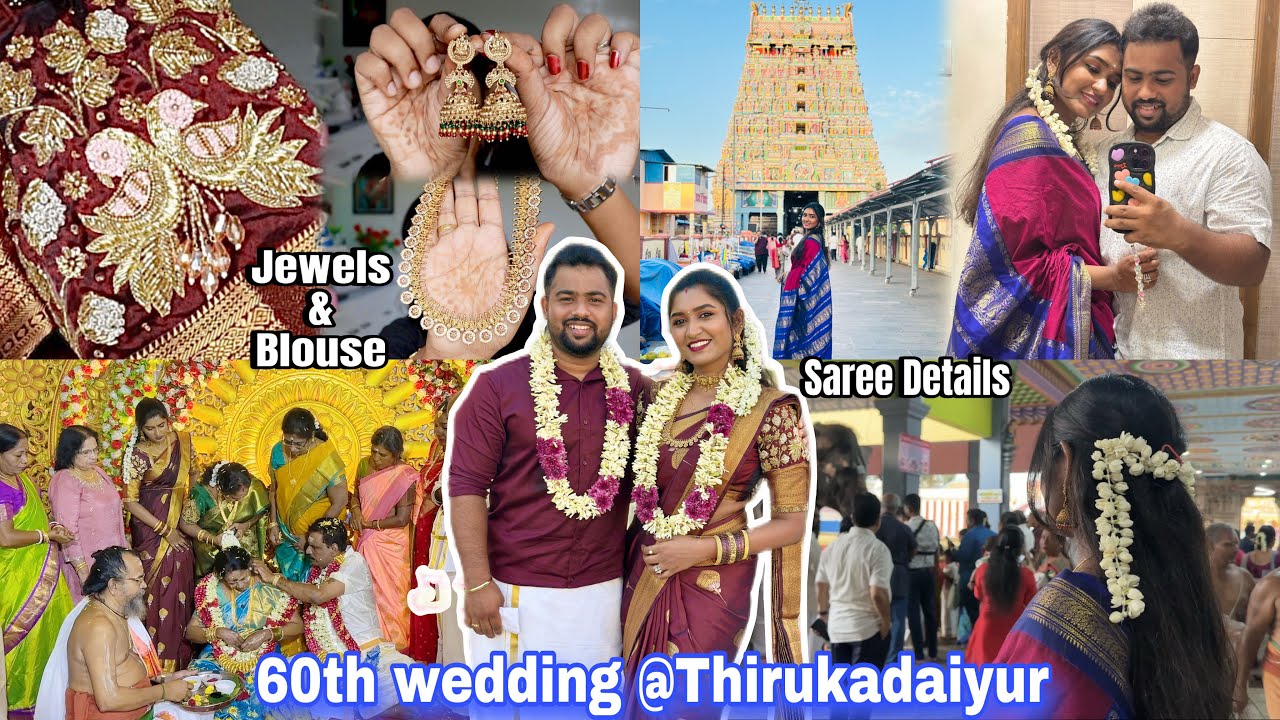 Thirukadaiyur temple visit🛕 Saree and jewels details with cost ✅ | Kaviya Karun💜