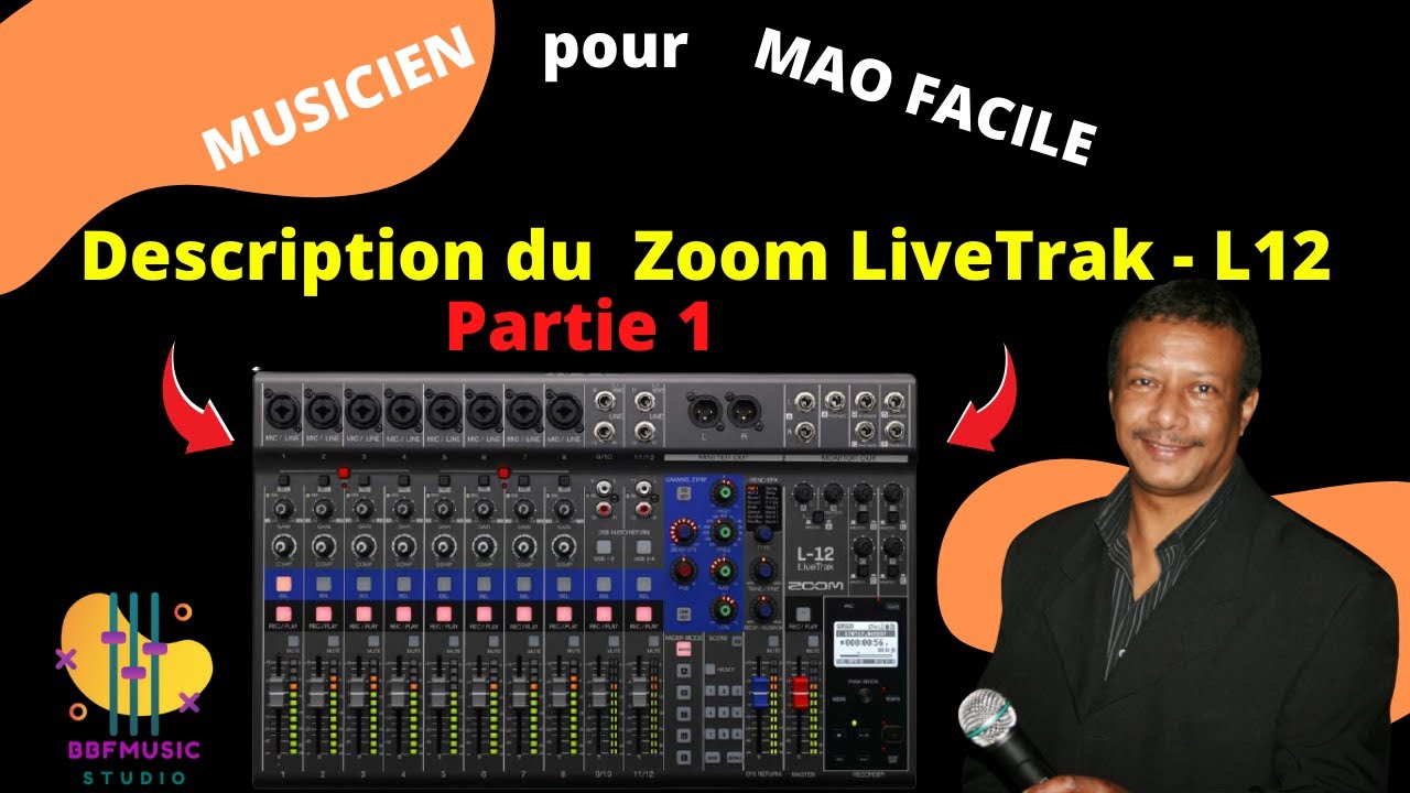 Zoom LiveTrak L12 Description part.1 !