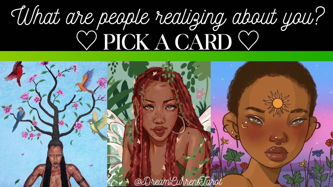  ♡ 𝐏𝐈𝐂𝐊 𝐀 𝐂𝐀𝐑𝐃 ♡🔮 WHAT ARE PEOPLE REALIZING ABOUT YOU?🤔👀 #pickacardtarot 