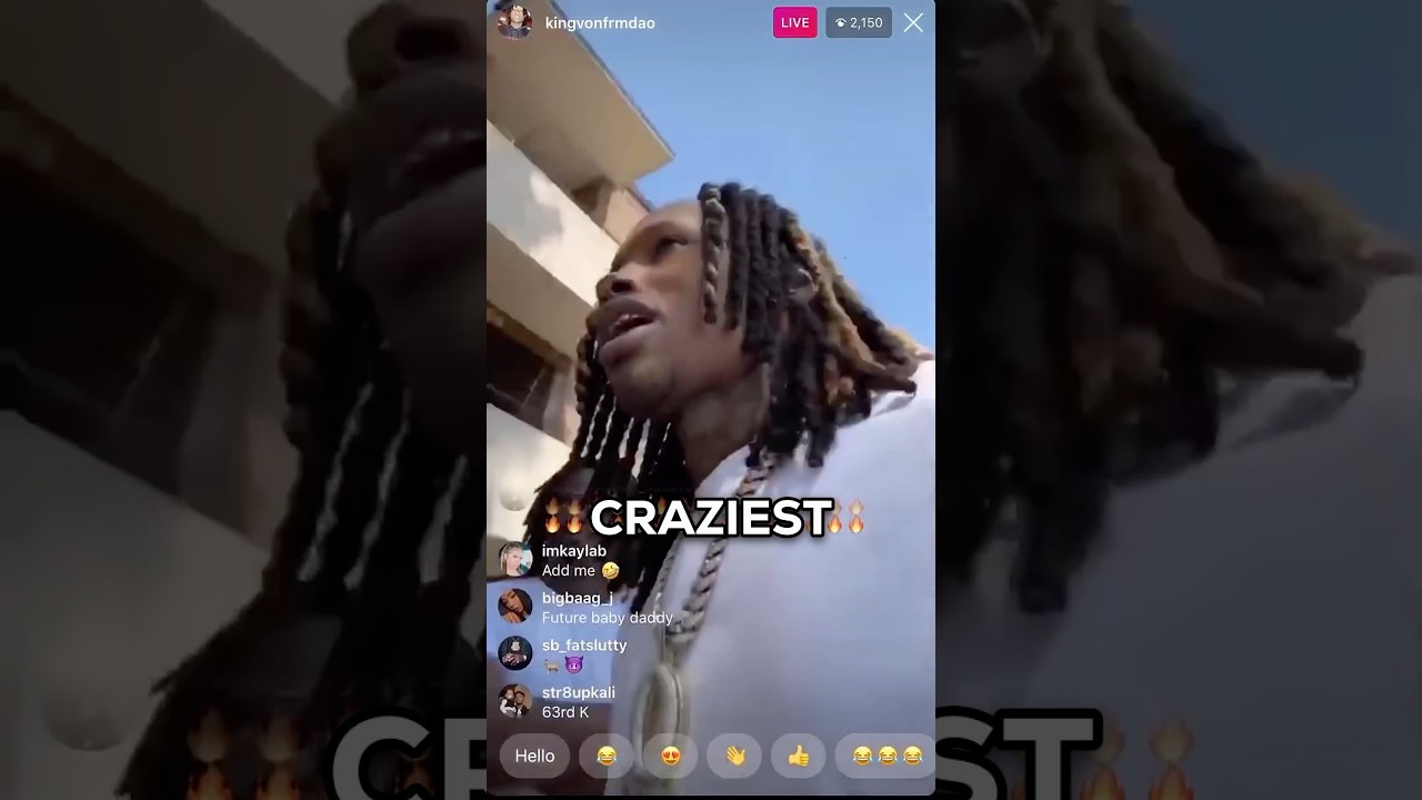 This rapper got into a shootout on Instagram live!￼