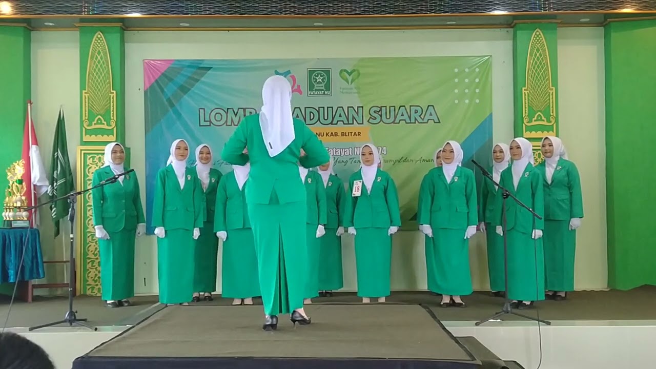 LOMBA MARS DAN HYMME FATAYAT NU KABUPATEN BLITAR 2024