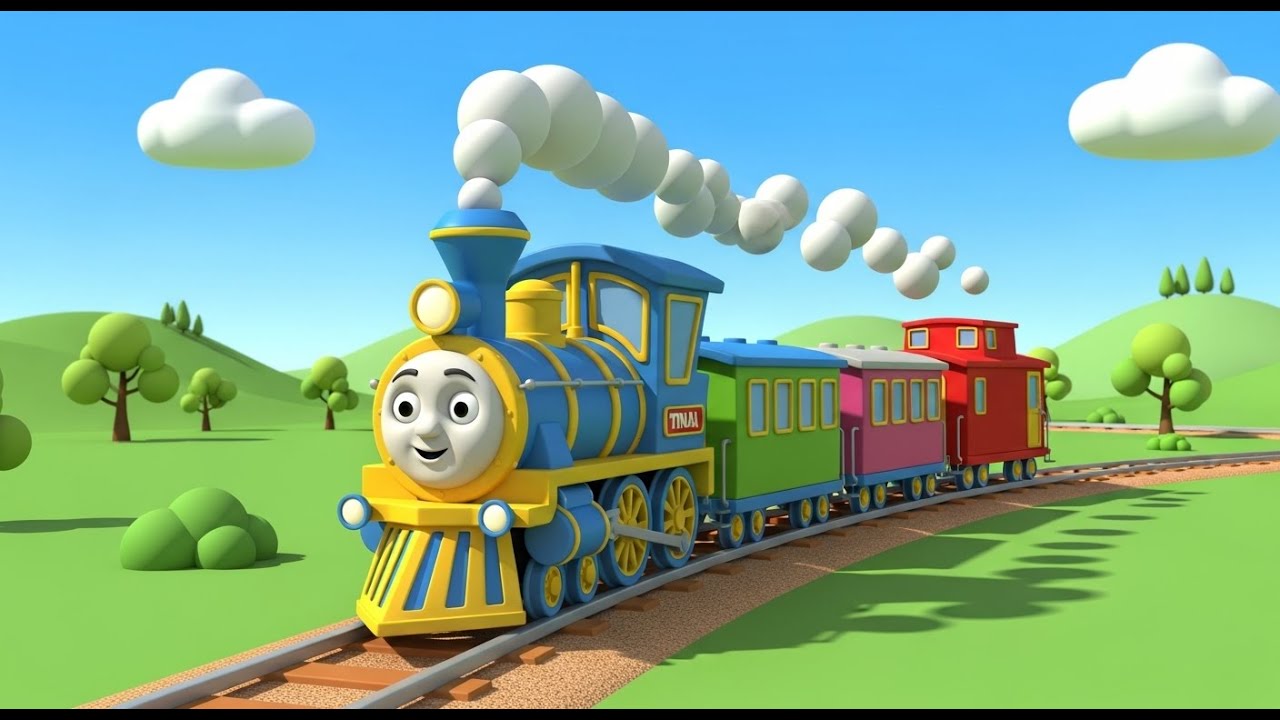Tina Train’s Choo Choo Song 🚂 | Train Song for Kids | Nursery Rhymes & Songs for Children
