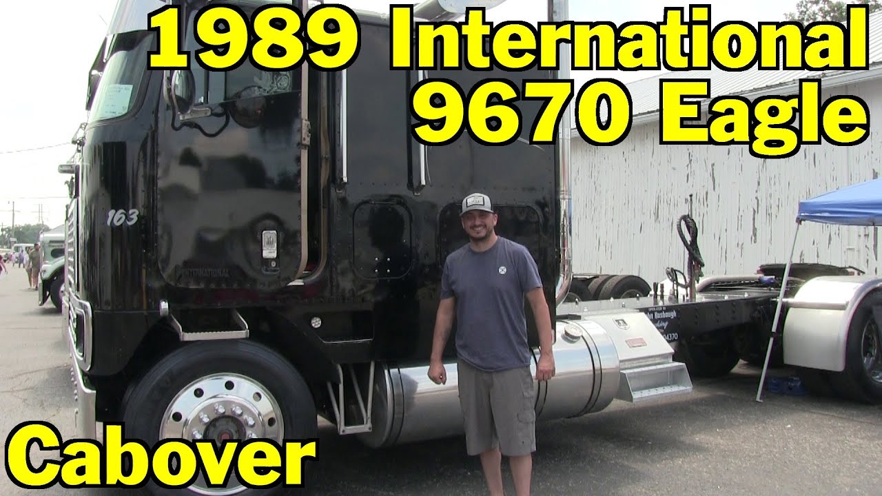 1985 International 9670 Eagle Cabover на выставке ретро-грузовиков в Огайо 2024
