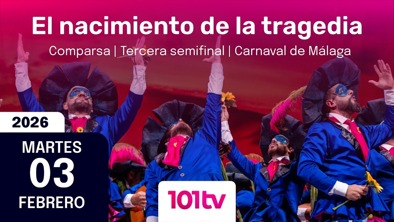 #COACMLG 🔴 El nacimiento de la tragedia (Comparsa) | Tercera semifinal | Teatro Cervantes