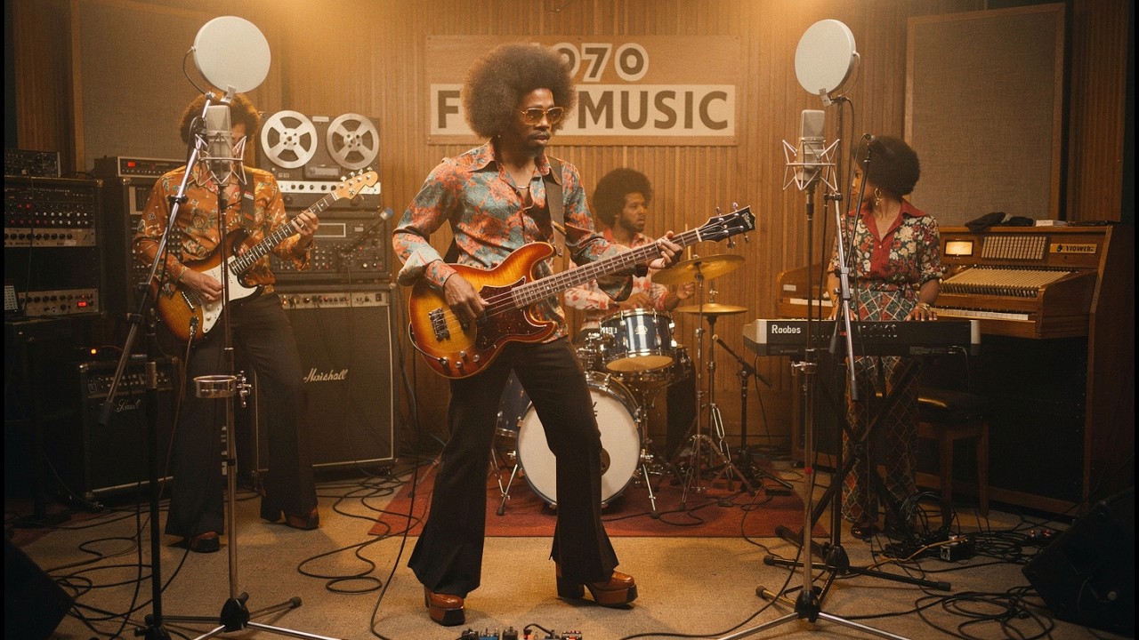70s Funk Instrumental – Classic Funk Groove with Bass & Guitar