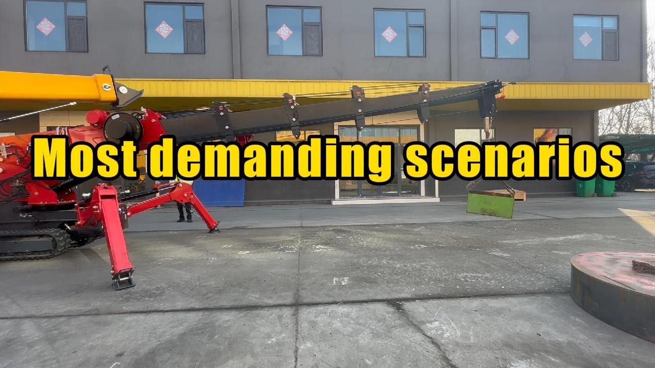 Why Horizontal Boom Extension Under Load Matters in Spider Crane Engineering 