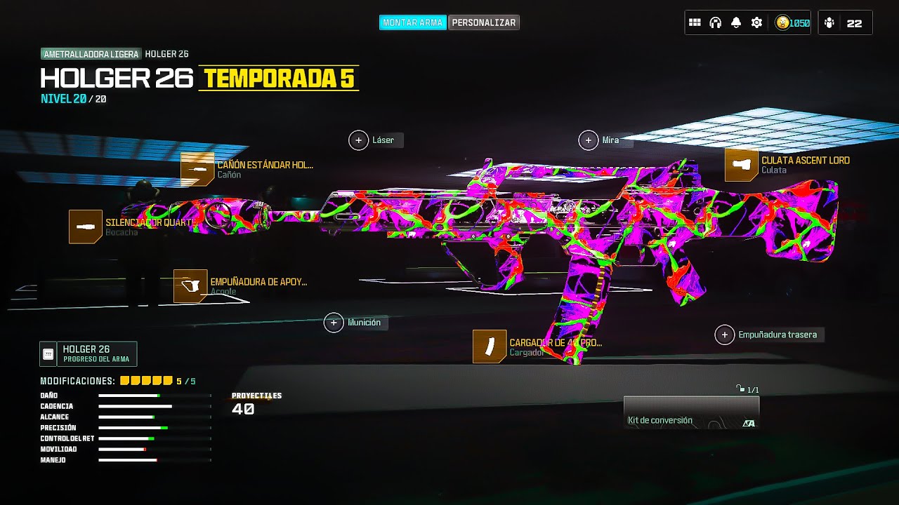 *SIGUE ROTA* la HOLGER 26 est&aacute; PEGANDO DURO!🔥​​​​​​| ​la MEJOR CLASE de la HOLGER 26 en WARZONE
