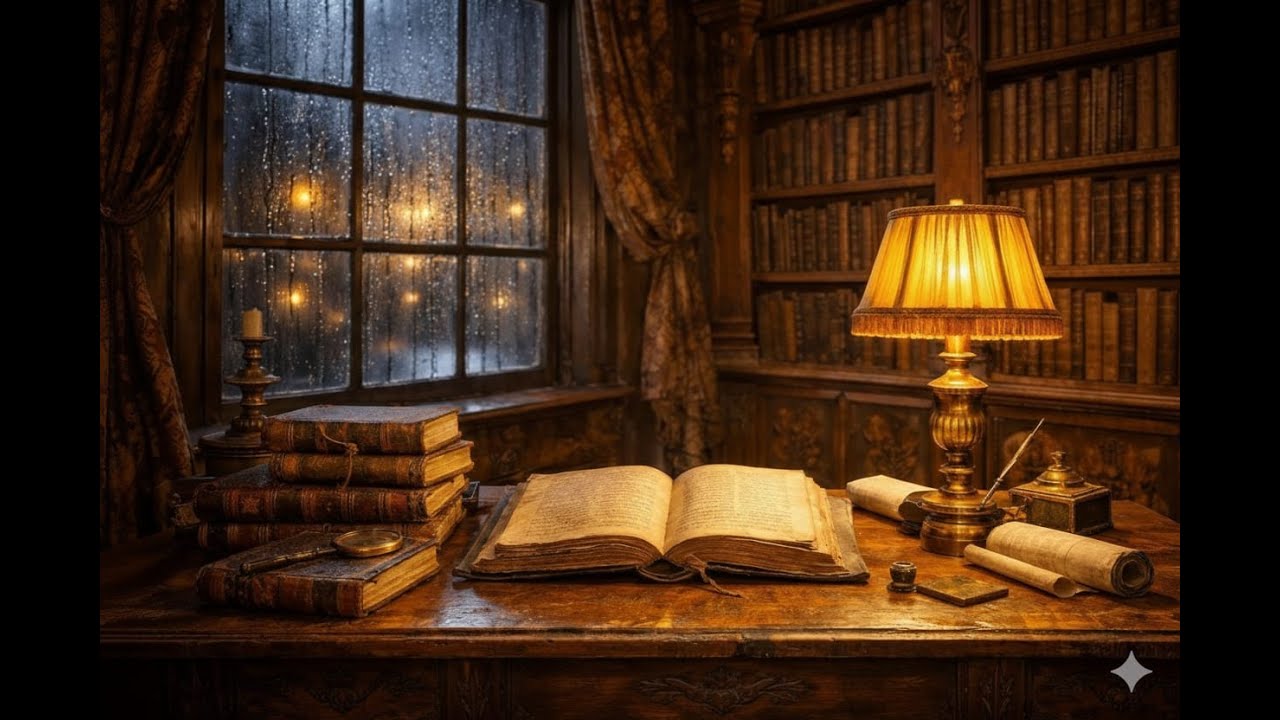Historic Library Study I Focus & Relax