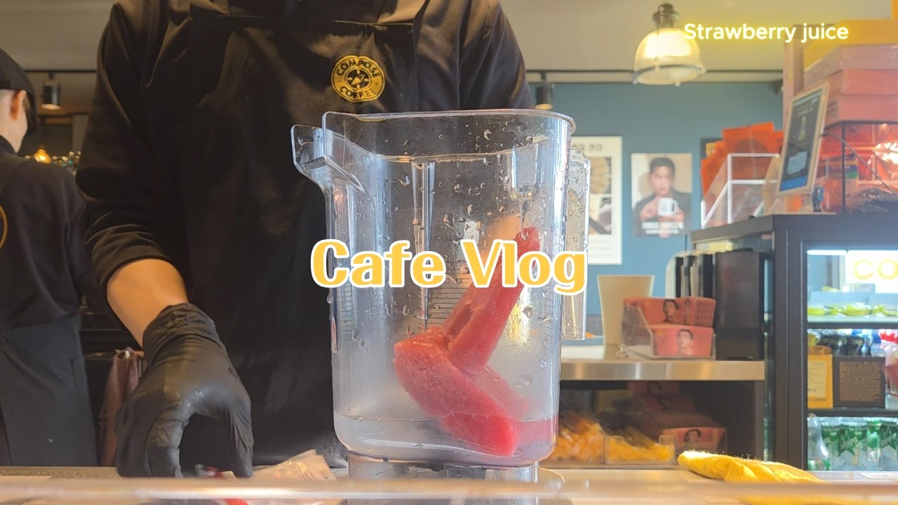 🧊 Cafe Vlog | 아메리카노 주문만 들어오면 어떡해,,?