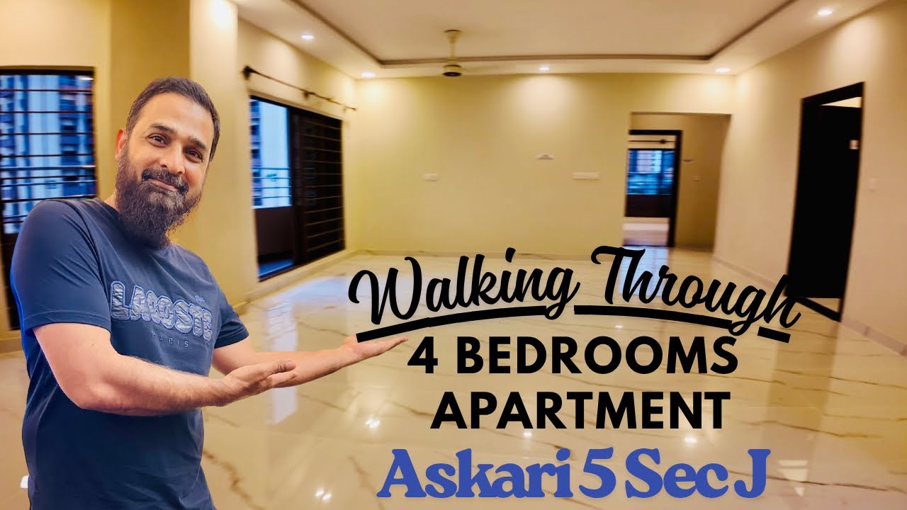 Askari 5 Sector J | Malir Cantt | 4 Bedrooms Apartment | Tour and Price 