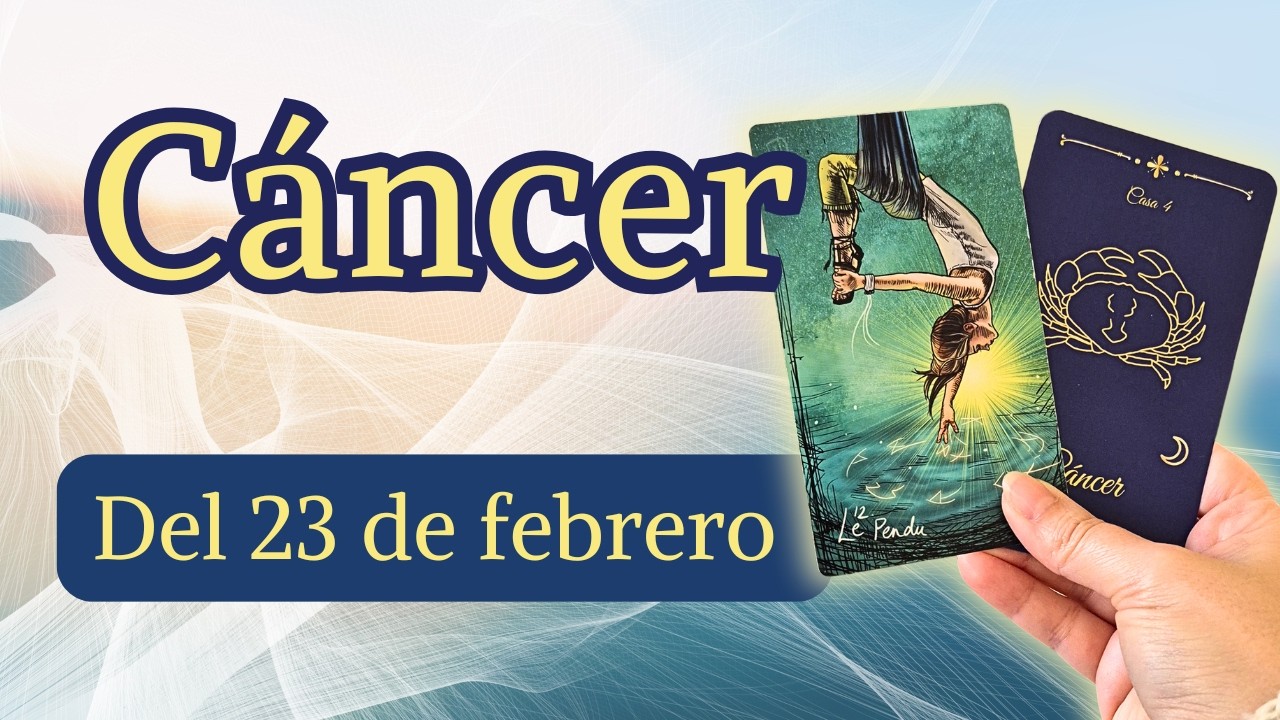 ♋️ #CÁNCER TAROT. 🎶 DEPENDE, DE SEGÚN COMO SE MIRE TODO DEPENDE... HORÓSCOPO DEL 23 DE FEBRERO 2026.