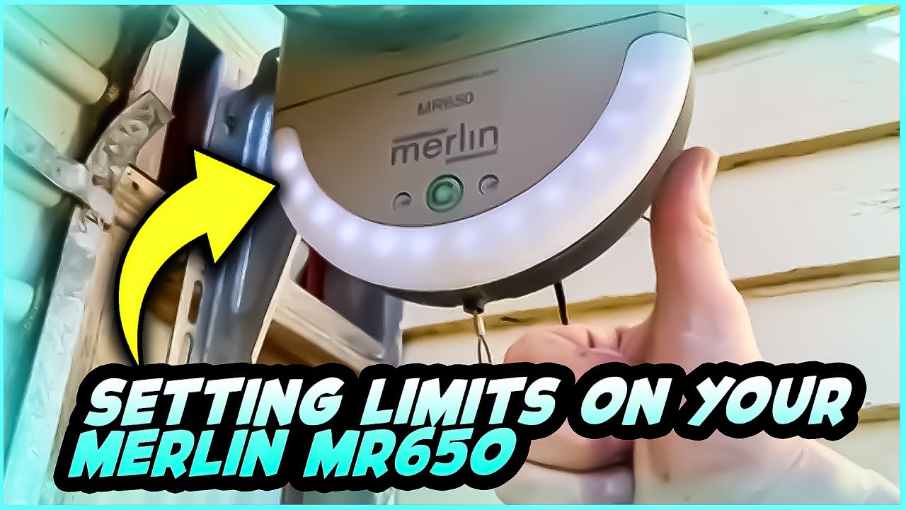 Setting Limits & Force on Your Merlin MR650 - 68