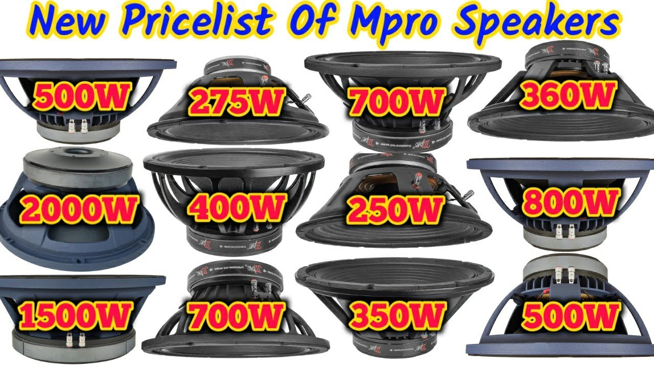 Mpro Speaker pricelist ।। Mpro 15 inch speaker pricelist ।। Mpro sx series , Bn series , Ps series