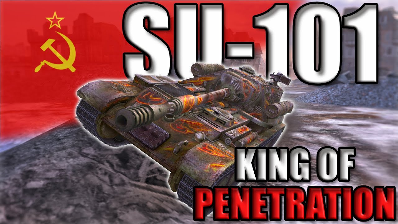 HOW TO PLAY WITH THE SU-101 | HIGHEST PENETRATION VALUES OF TIER 8! | World of Tanks Blitz