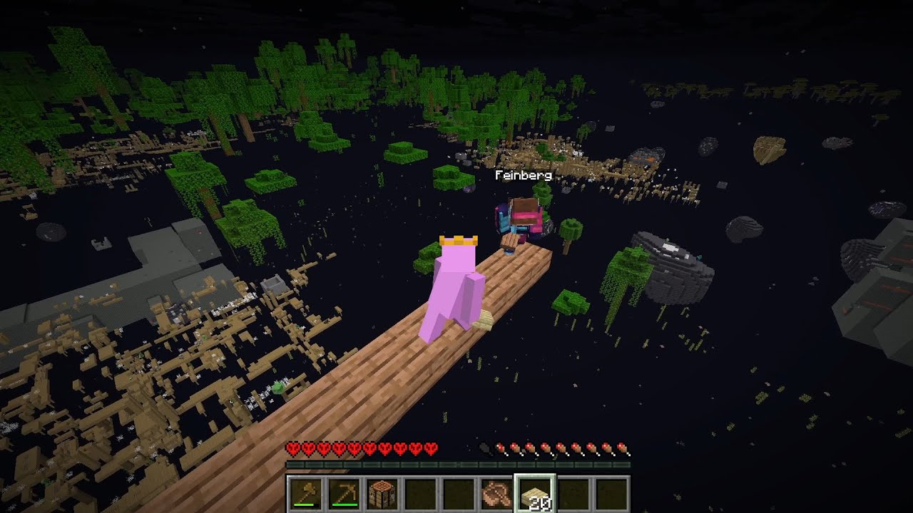 Can we beat Hardcore Minecraft with No Terrain?