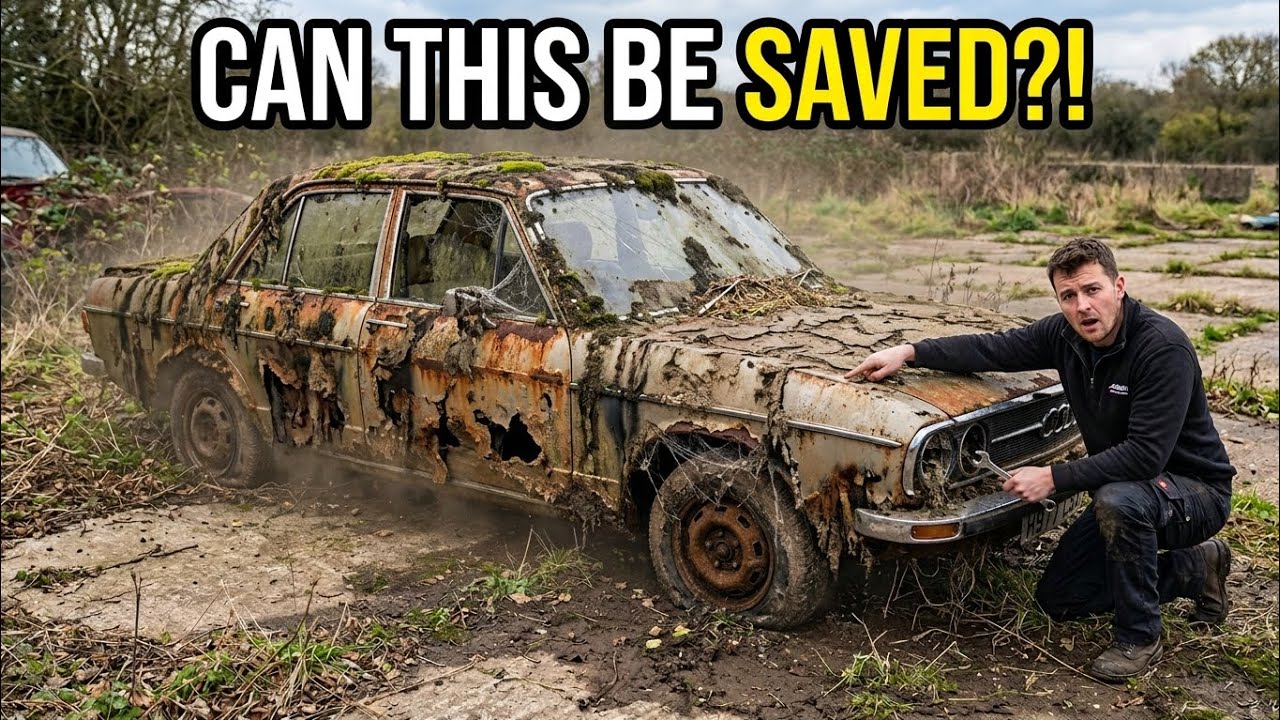 ASMR Car Restoration | 1977 Audi 100 Full Rebuild From Rust 🔥