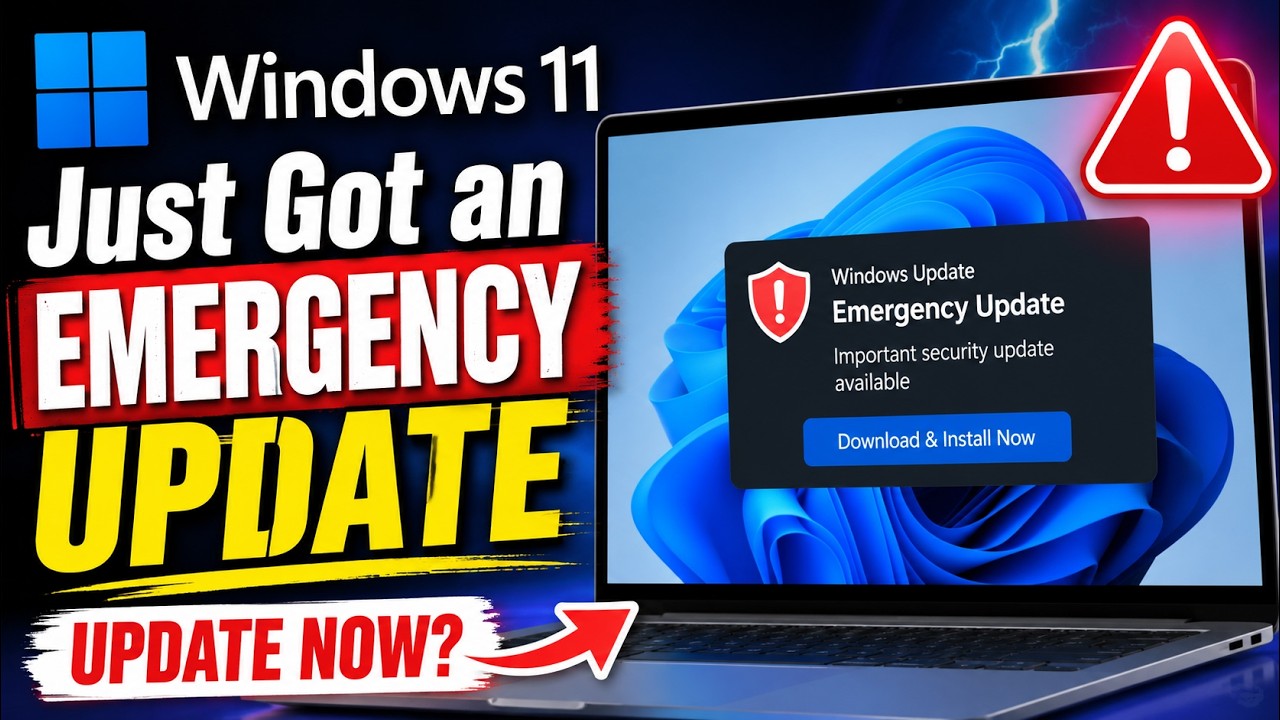 Windows 11 Just Got an Emergency Update (Update NOW?)