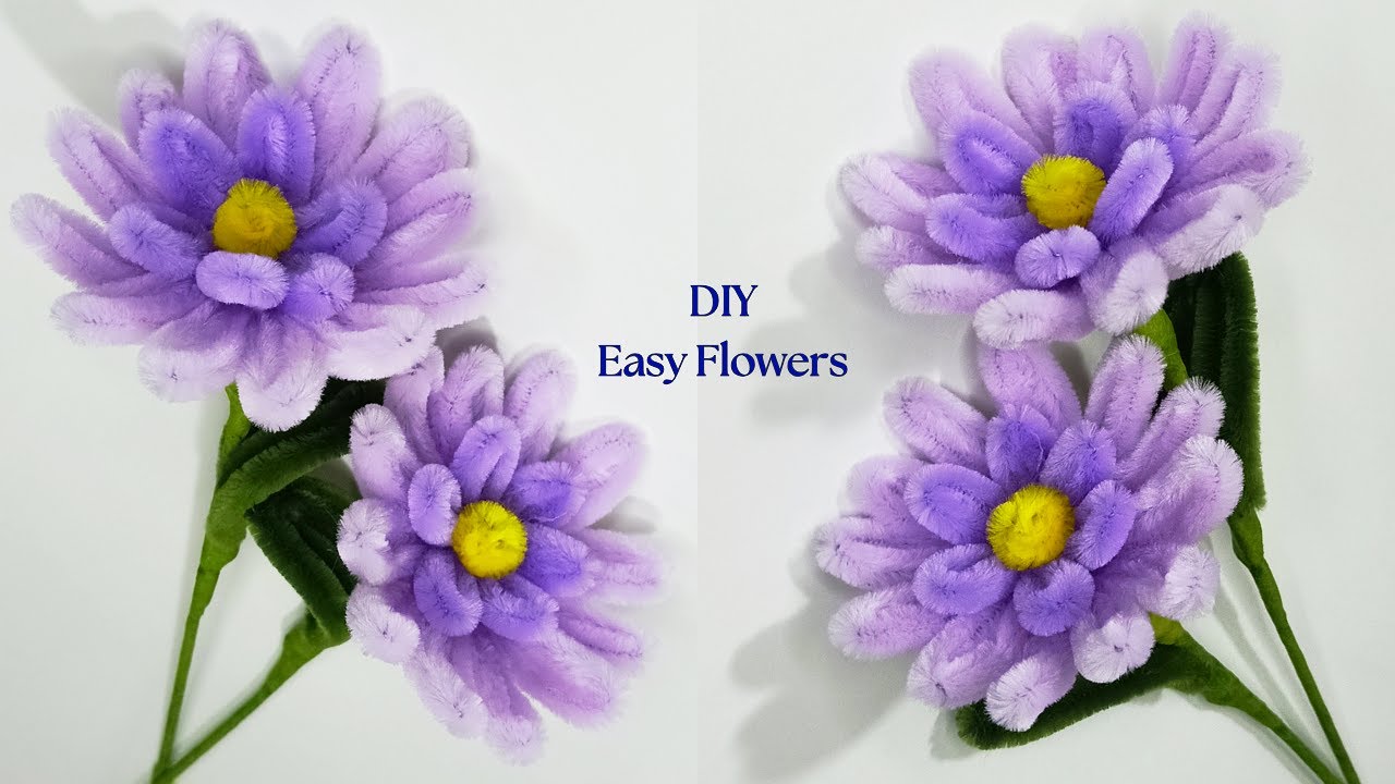 CREATE Your Own Beautiful and Easy Flower with Pipe Cleaners!