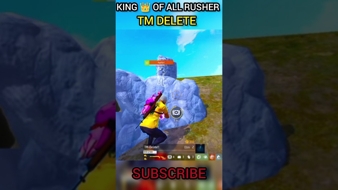 TM DELETE EXPOSED ⚡ #shorts #esportsfamily #freefire #tmdelete #kingofallrusher