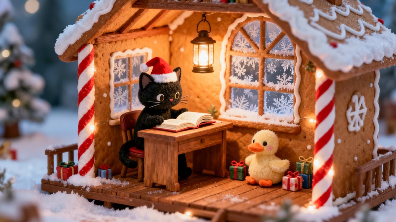 Winter Jazz Lofi ❄️ Relaxing Beats for Study & Work ☕ Cozy Atmosphere