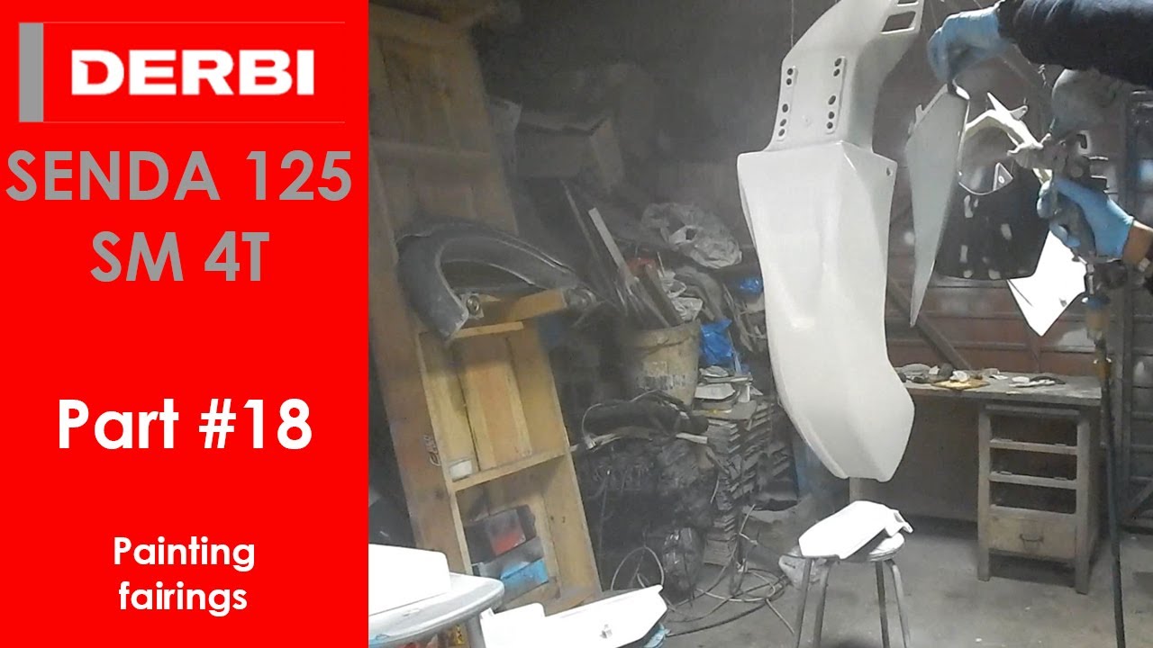 Derbi Senda 125 SM 4T - Part #18 (Painting fairings)