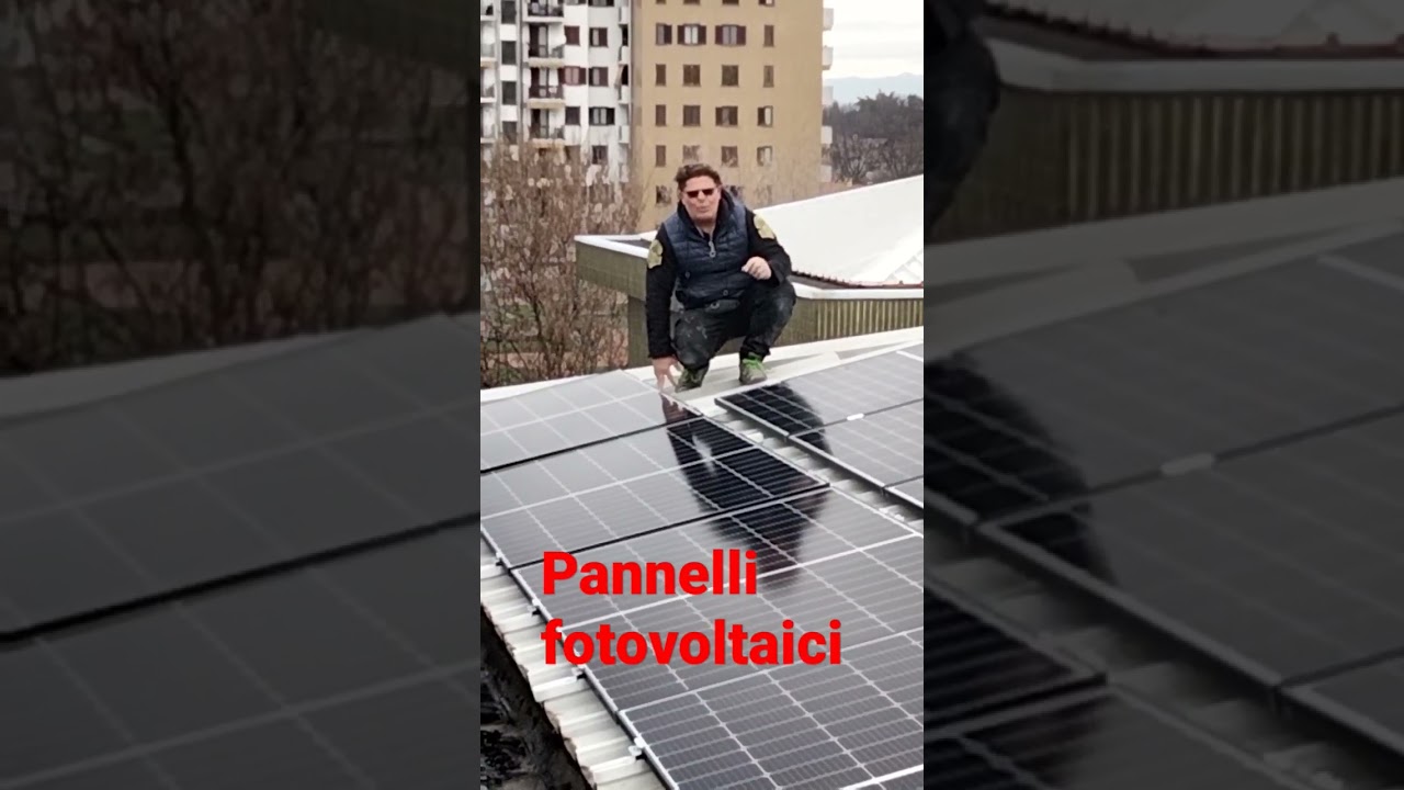 Posa pannelli fotovoltaici su lamiera grecata