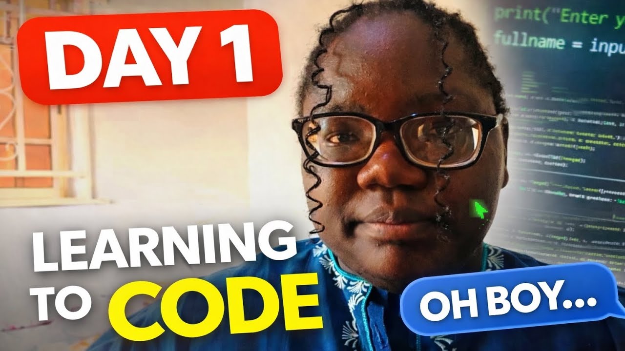 Day 1 Becoming A Programmer... SEND HELP 😭