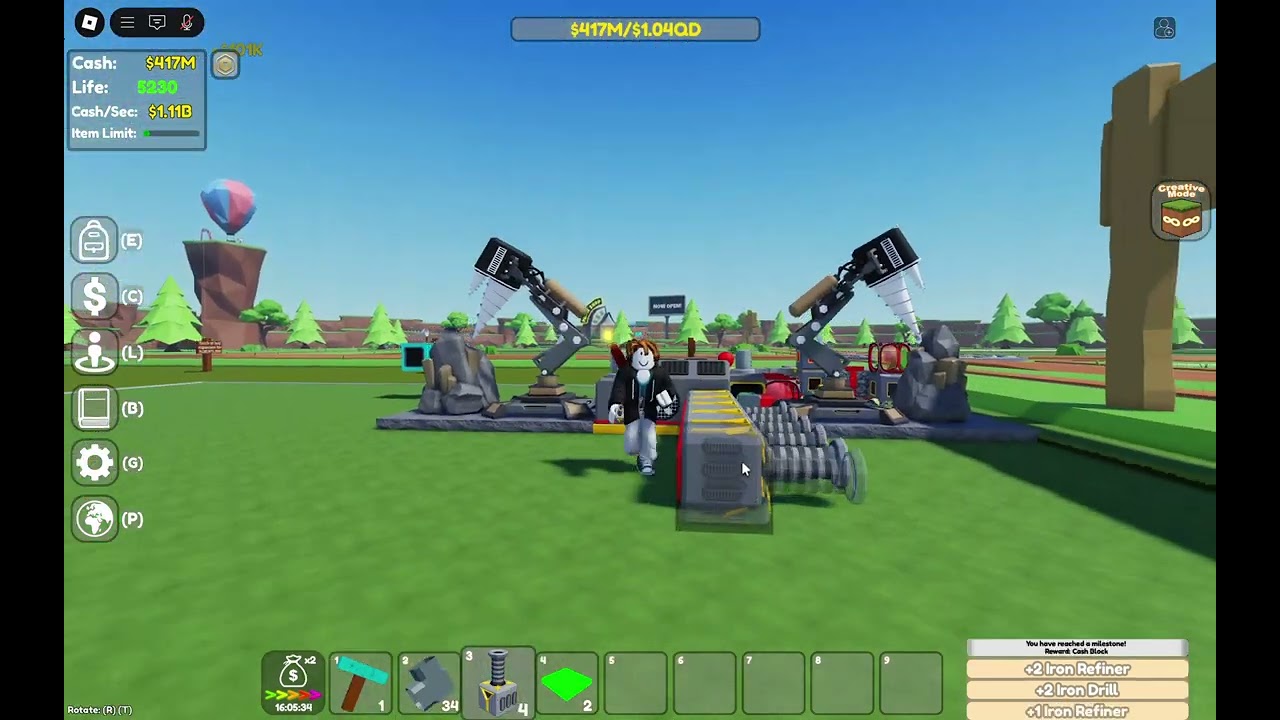 Life 5,230 || Block tycoon Speedrun