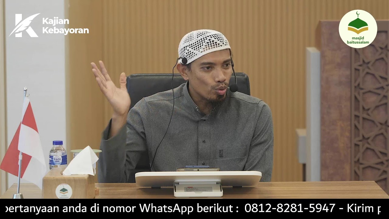 Kitab Tauhid | LARANGAN MENYAMAKAN CINTA ALLAH DENGAN MAKHLUK - Ustadz Mohamad Nursamsul Qamar, Lc