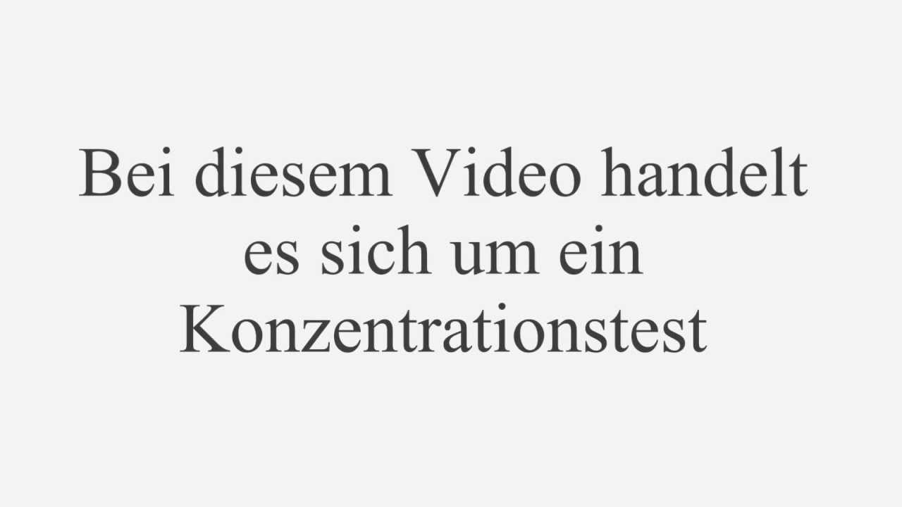 Konzentrationstest