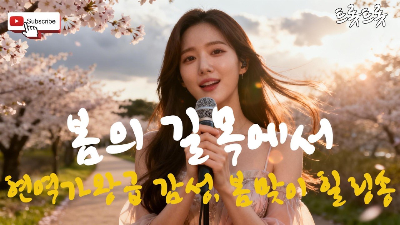 봄의 길목에서 - 내 인생 꽃시절은 지금부터! 마음이 밝아지는트롯 (현역가왕 스타일)