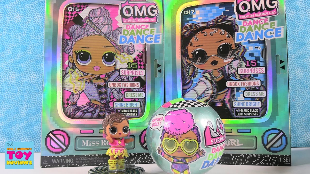 LOL Surprise OMG Dance Dance Dance Doll Miss Royale B Gurl Unboxing | PSToyReviews