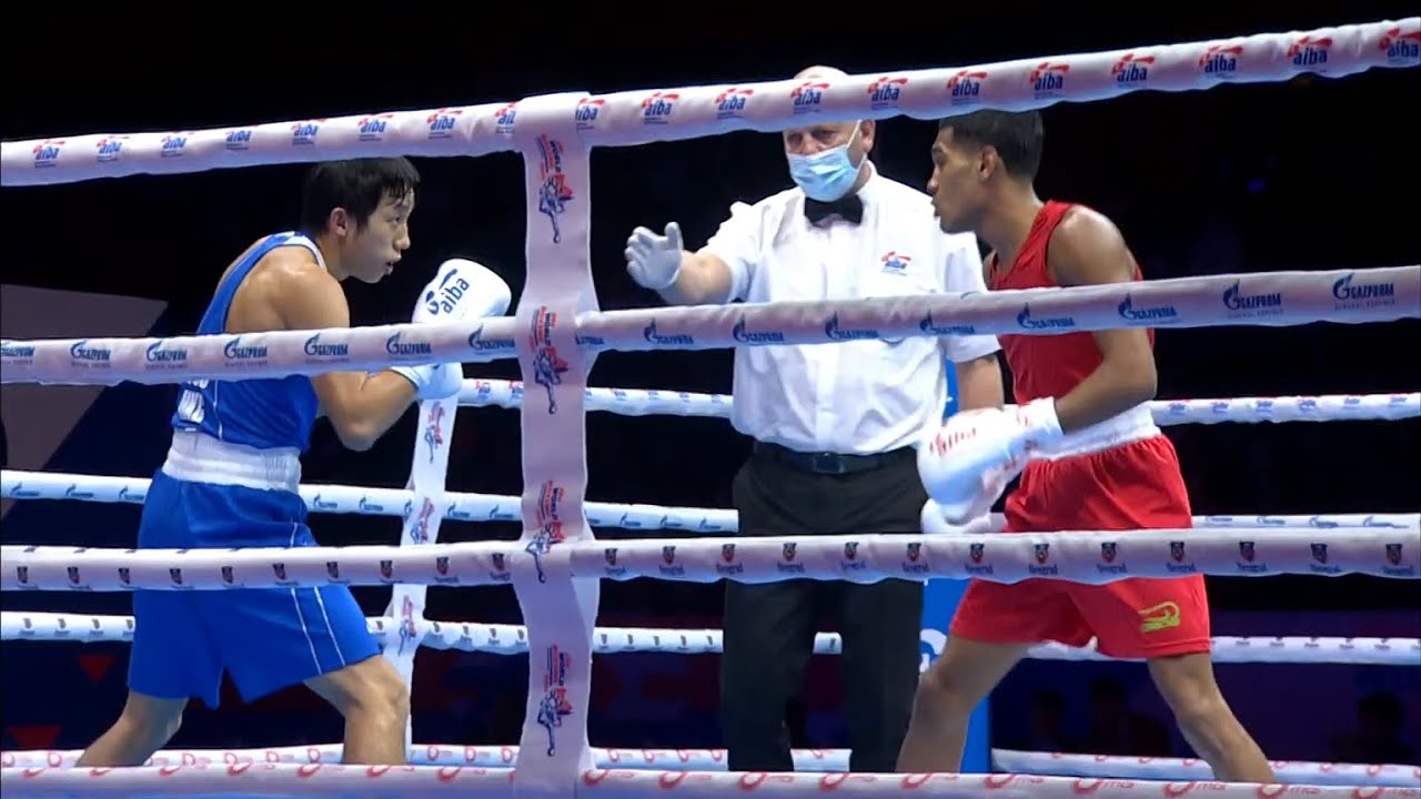 Day 1 (57kg) DO NASCIMENTO CHALOT Luiz (BRA) vs SING YU Tso (HKG) | AIBA WCHs 2021