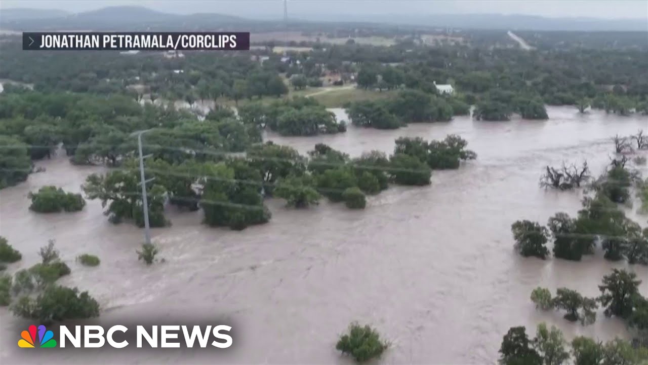Desperate effort to rescue families from floodwaters