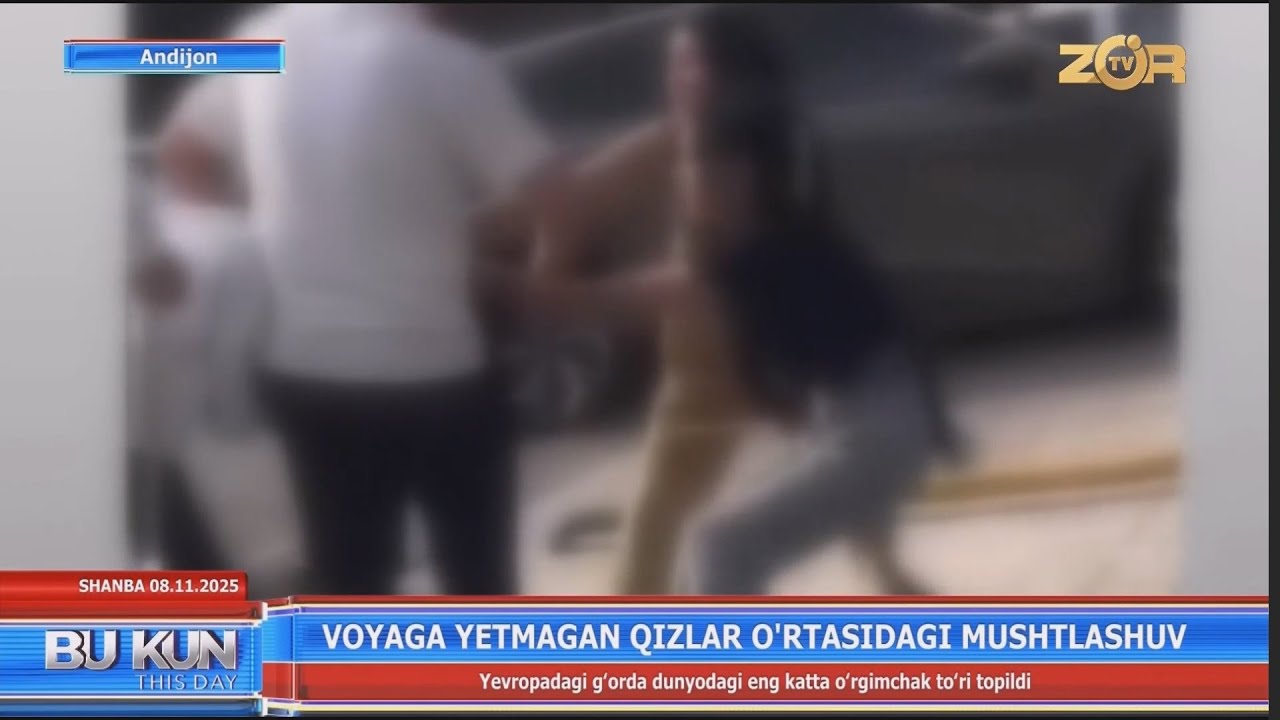 Voyaga yetmagan qizlar oʻrtasidagi mushtlashuv (Andijon)