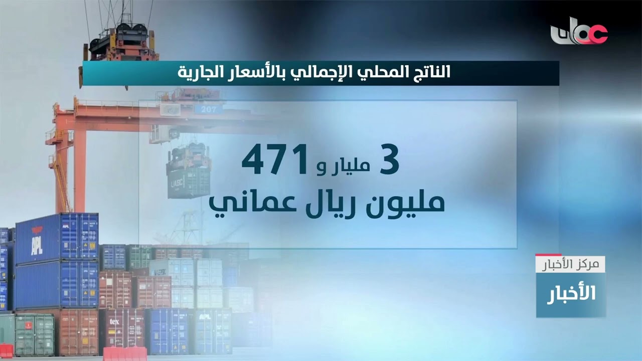 أكثر من 10مليارات و400 مليون ريال عماني إجمالي الناتج المحلي في الربع الثالث من العام الماضي.