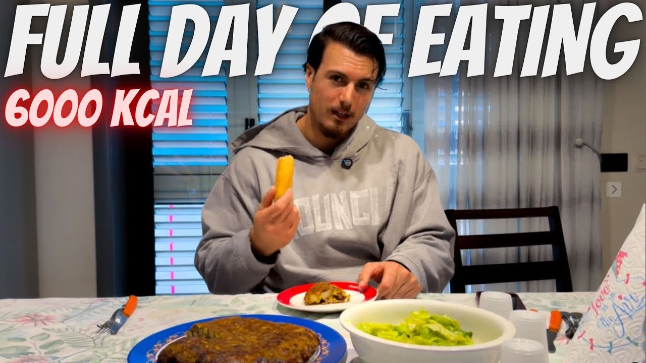 6000 KCAL: LA DIETA DI UN BODYBUILDER! Full Day Of Eating