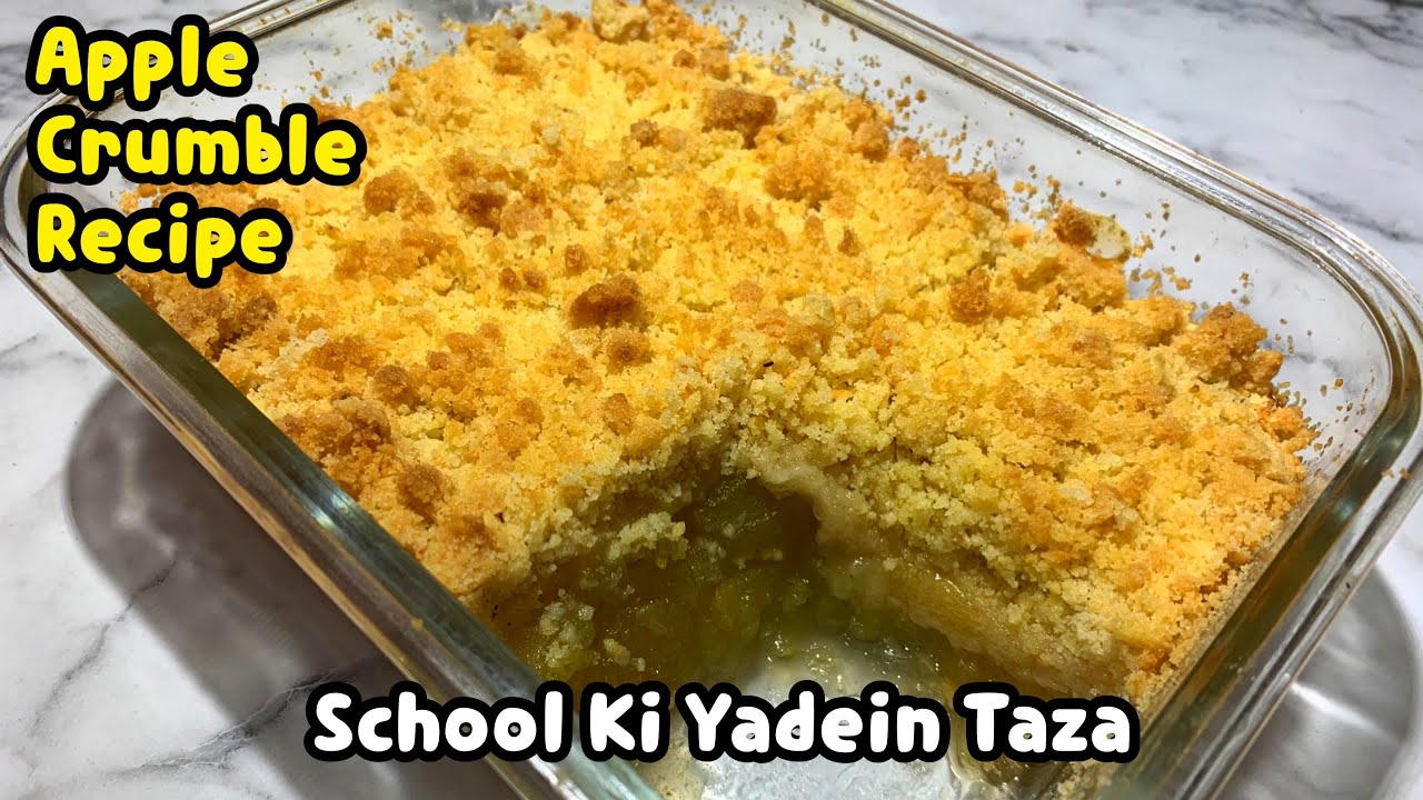 Apple Crumble Recipe/Homemade Apple Crumble By Yasmin Cooking