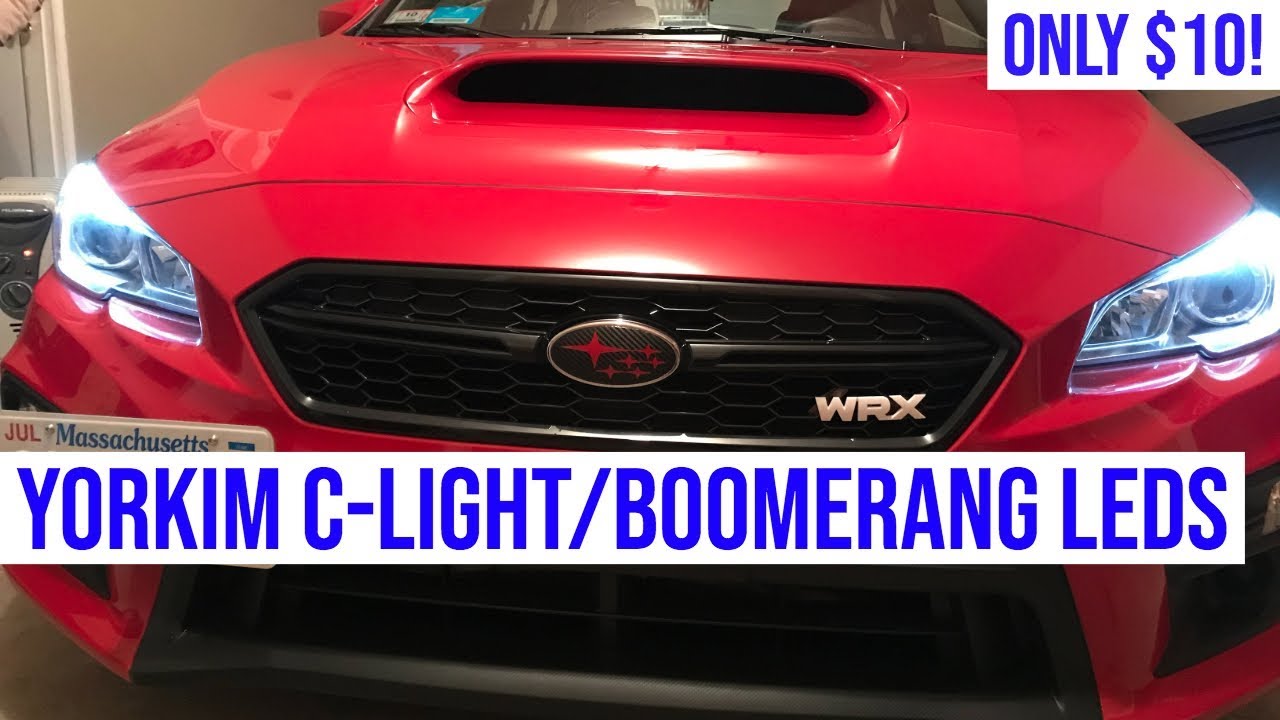 2015+ WRX/STI: INSTALLING $10 C-LIGHT/BOOMERANG LEDs!