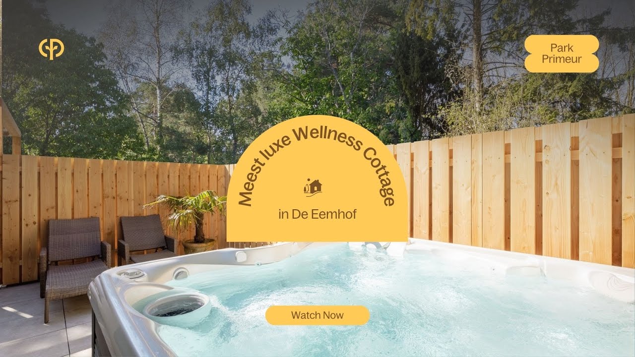 De meest luxe Wellness cottage in De Eemhof | Park Primeur | Center Parcs