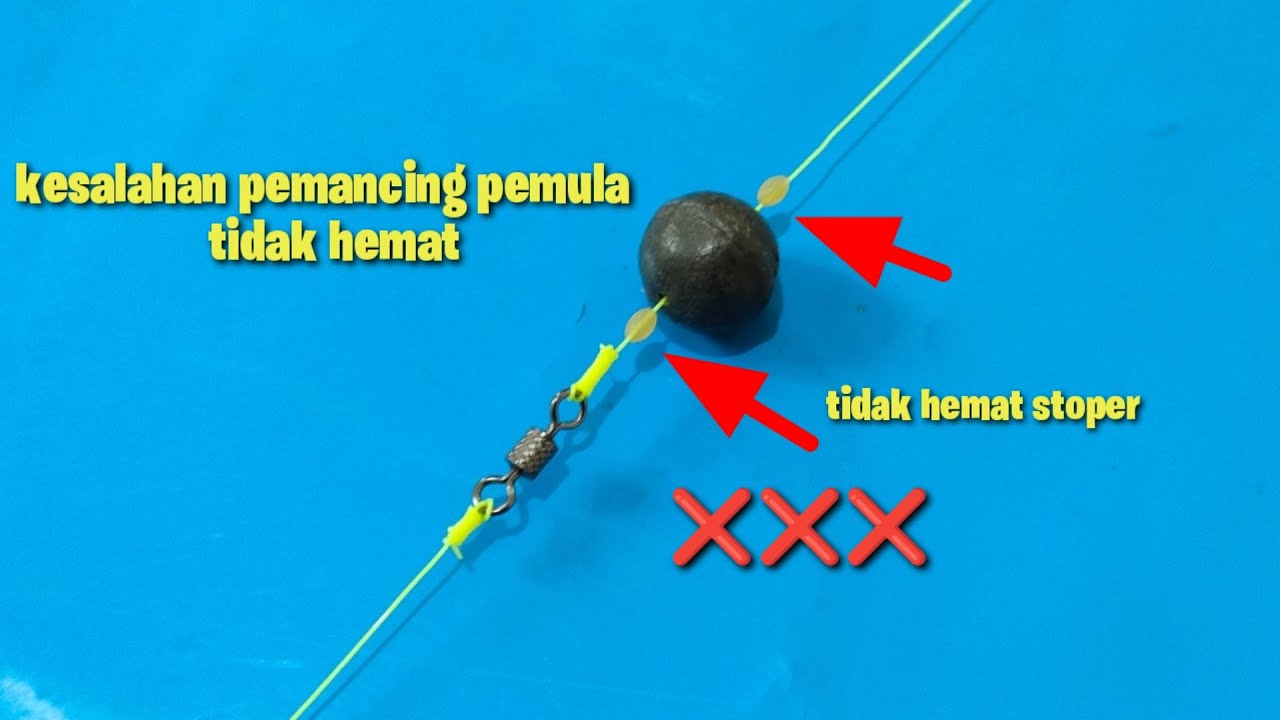 Kesalahan pemancing pemula dalam merangkai pancing tidak hemat , jangan lakukan ini pemborosan