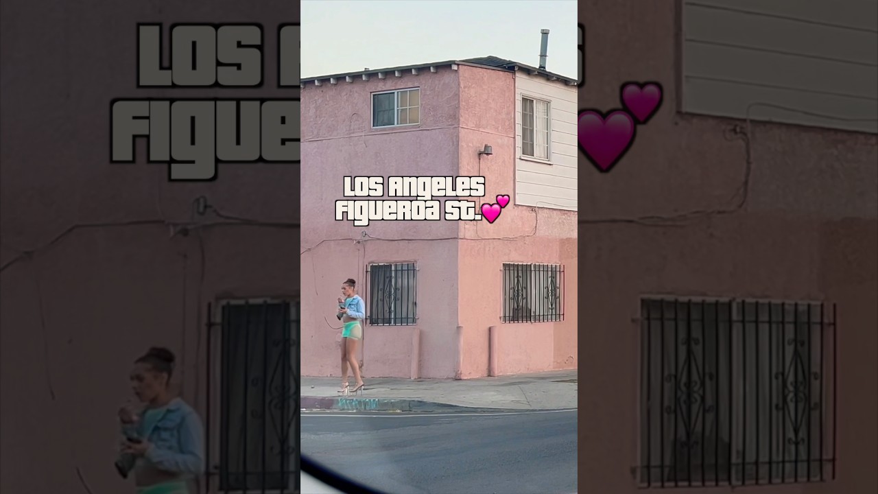 Real GTA Vibes ; Figueroa St. in Los Angeles 💕 #shorts