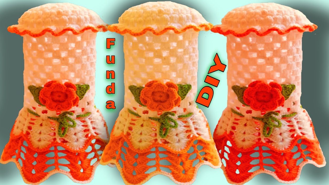 Funda para LICUADORA a crochet paso a paso *SÚPER FÁCIL*